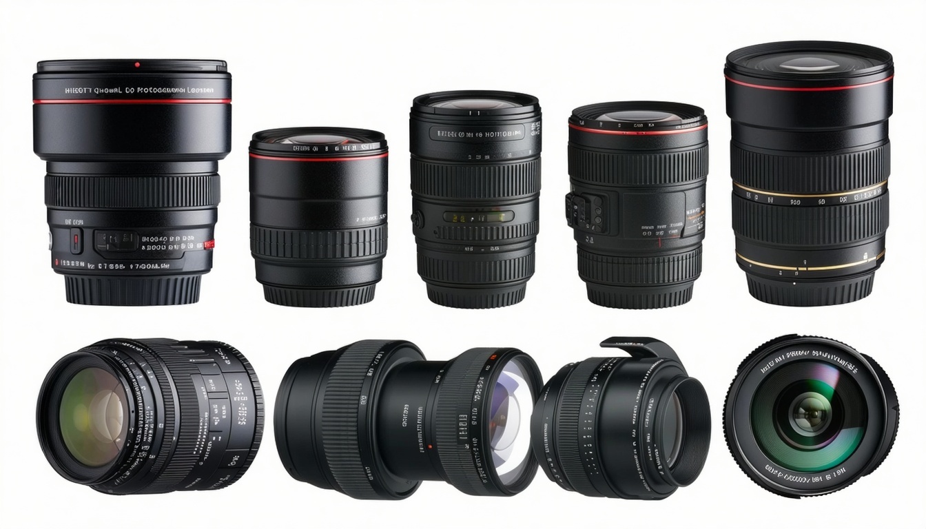 Selection of high-quality lenses available at affordable prices